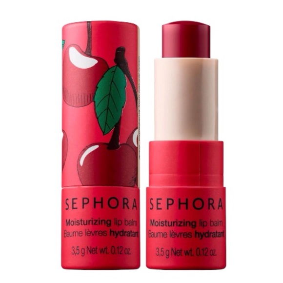 Sephora Original Moisturizing “Cherry” Lip Balm- 8HR Hydrating Treatment - Picture 3 of 8